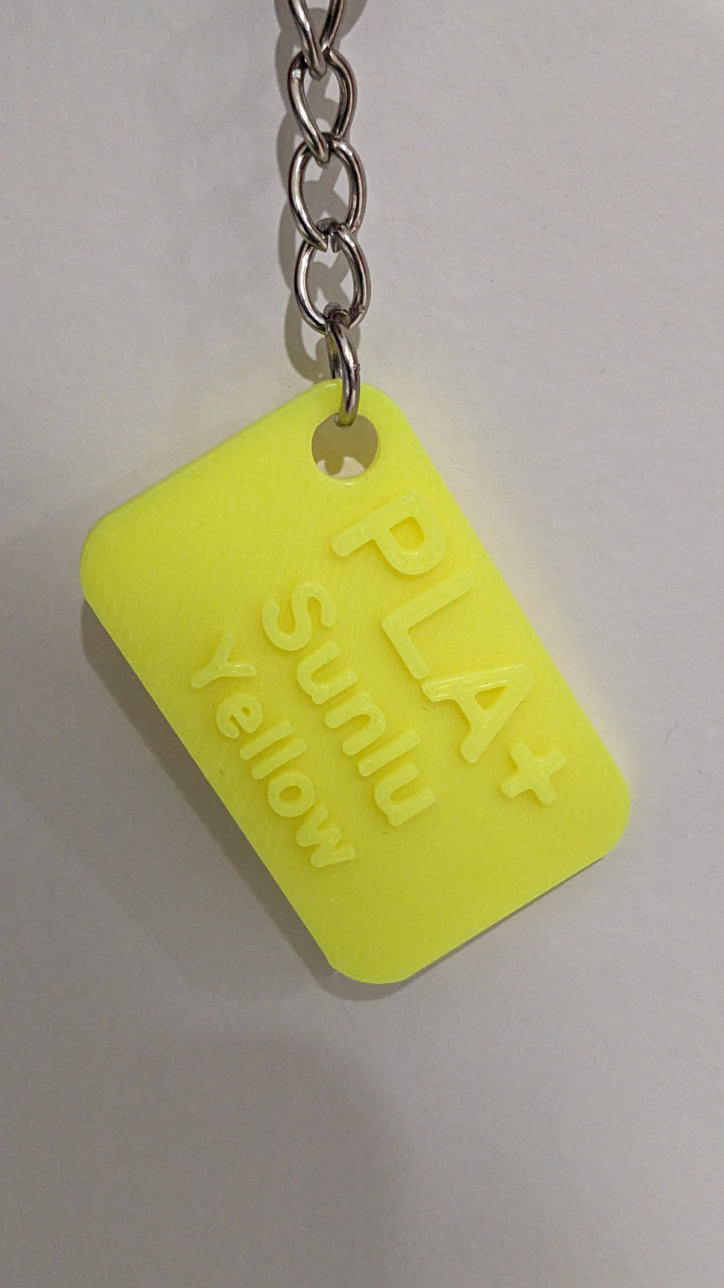 Mini filament tag: print from app with full detail
