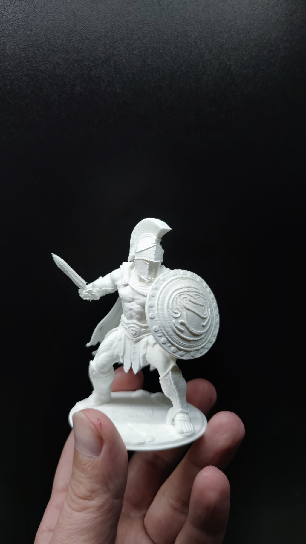 Spartan Warrior Miniature – 3D Print Ready Figure