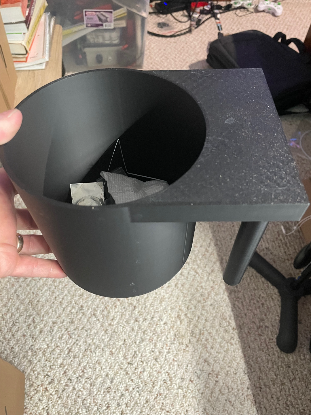 Crude Hanging Desk Basket