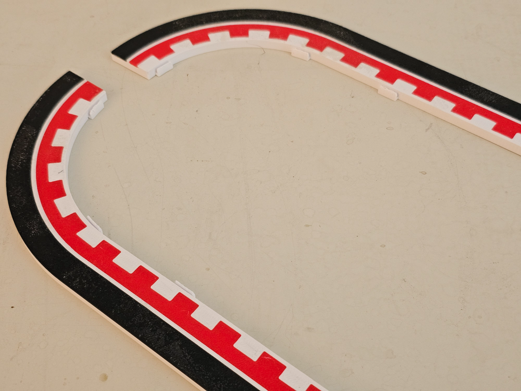 Slot Car Track Borders: AFX Haipin
