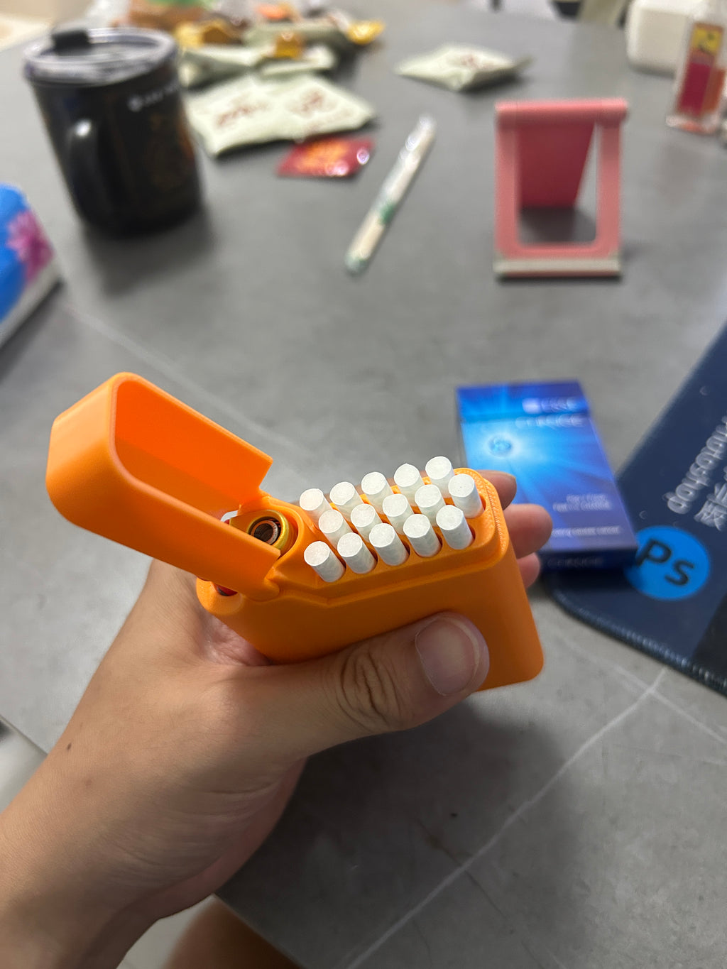 粗支香烟盒