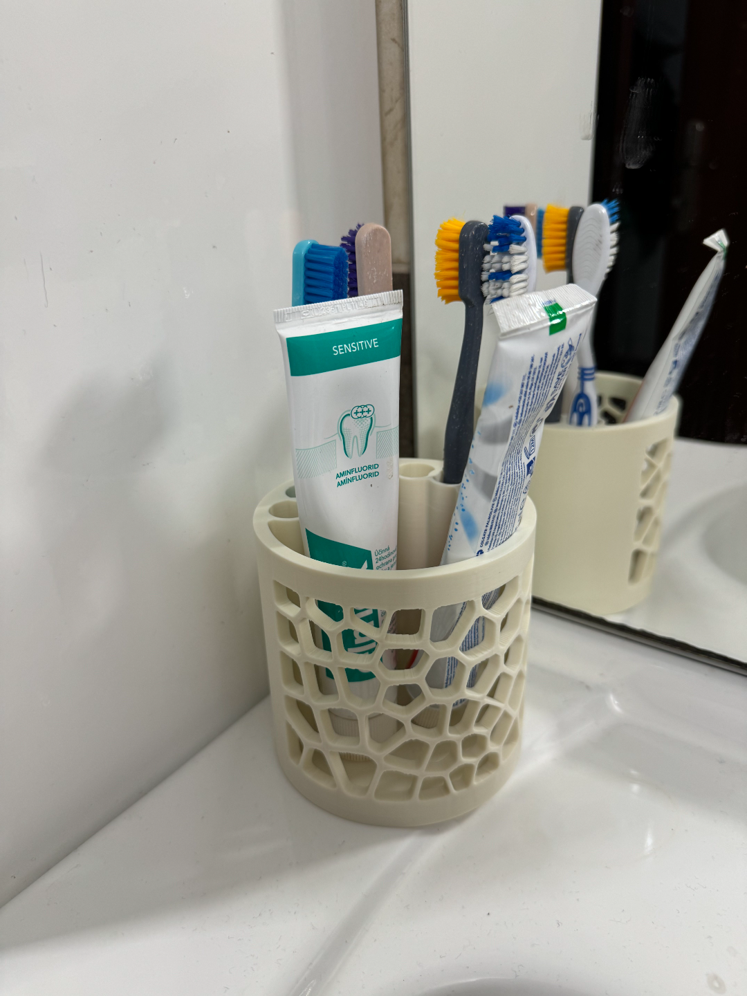 Toothbrush and Toothpaste holder