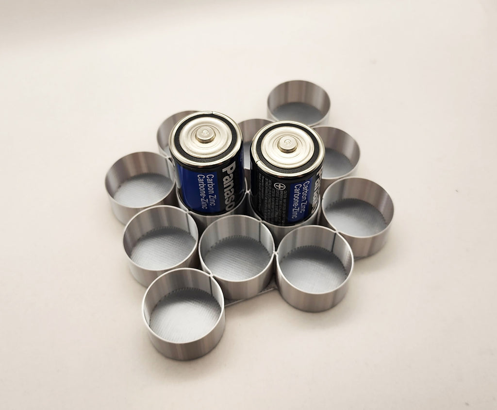 Vase Mode Battery Trays AAA-AA-9V-C-D