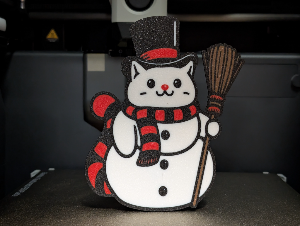 Frosty The Snowman Cat - User Requested
