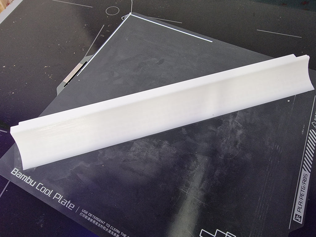 Bambu Lab X1C P1P Spoiler / Chamber Waste recovery for debris removal