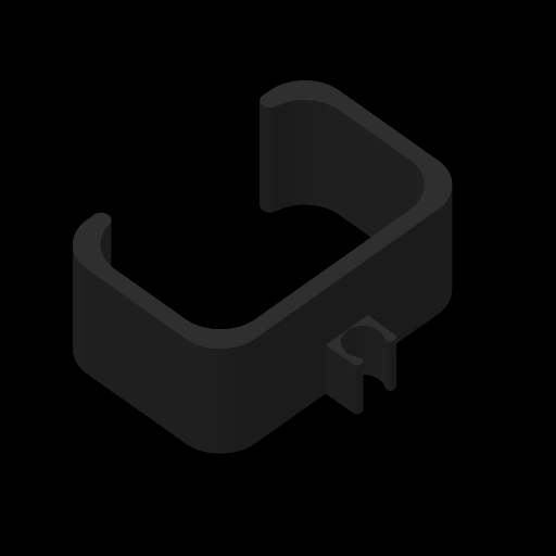 External Spool Bowden Tube Clip for Bambu A1