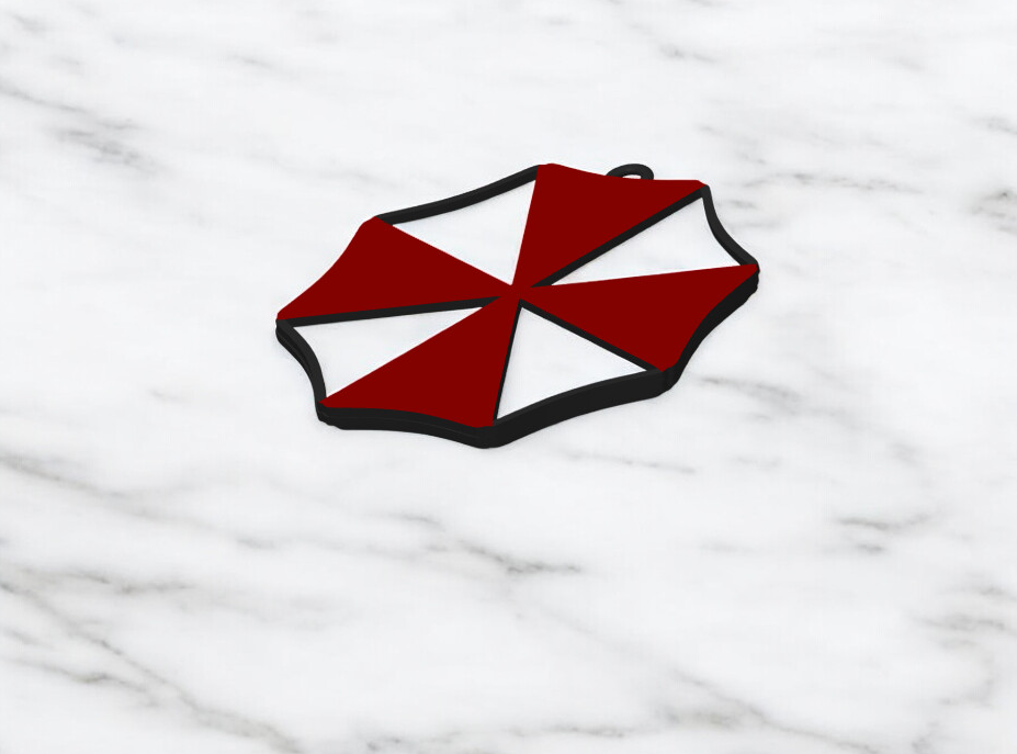 Umbrella Corporation Keychain