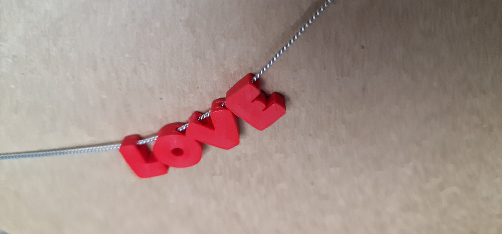 Customizable name (& numbers) necklace