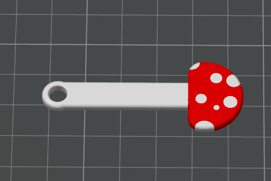 Mushroom Trolley Coin/Key
