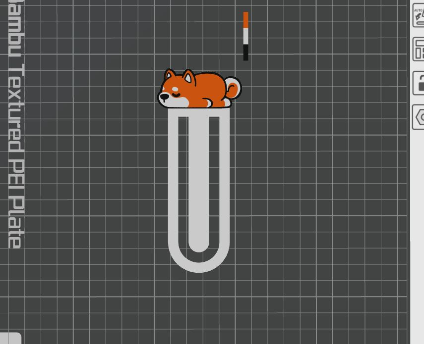Sleeping Shiba Bookmark