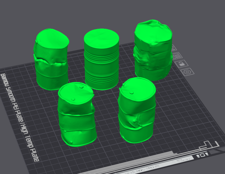 6 Realistic Damaged Barrels