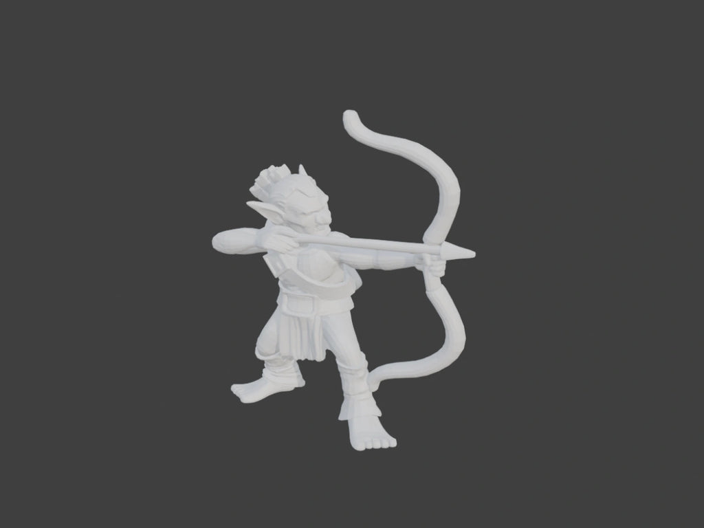 Goblin Archer - D&D Mini [23mm] [No Base]