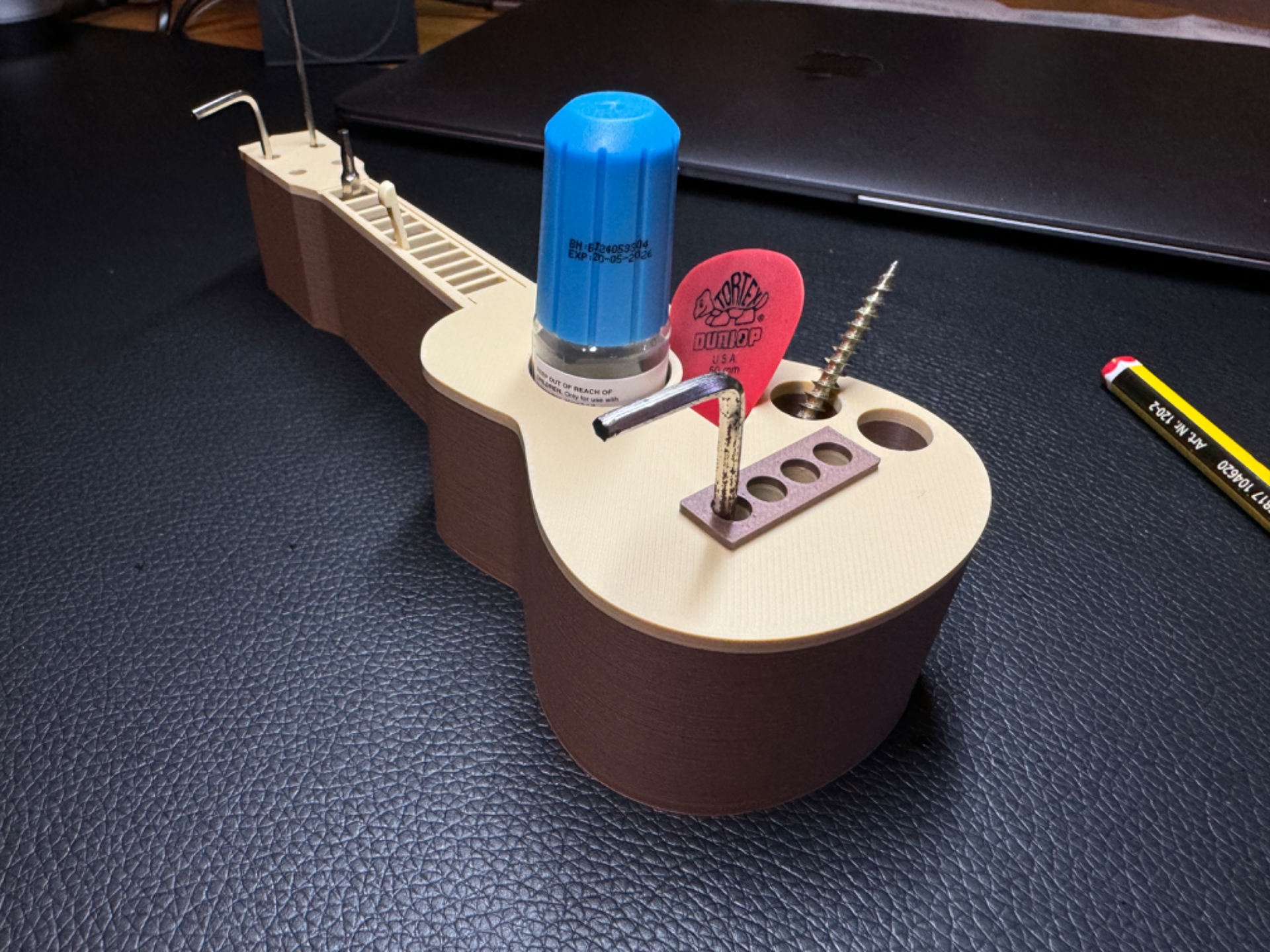 Mini Guitar Ukulele Organizer for Small Things