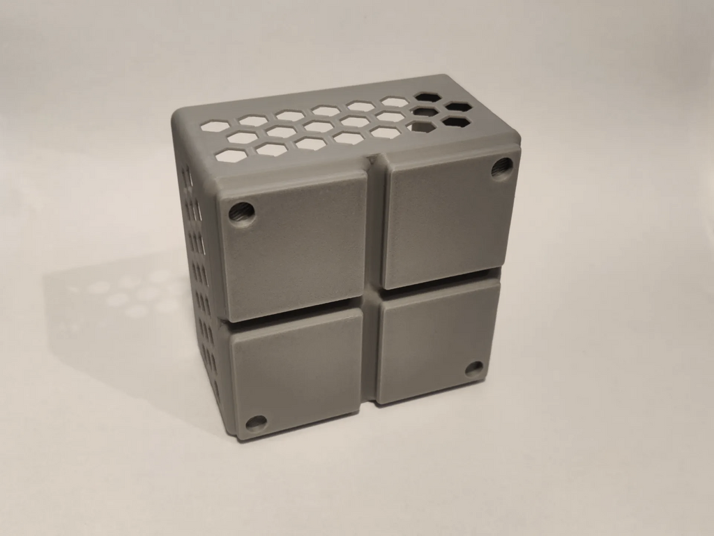 Gridfinity Bin 2x2 - Hex Wall