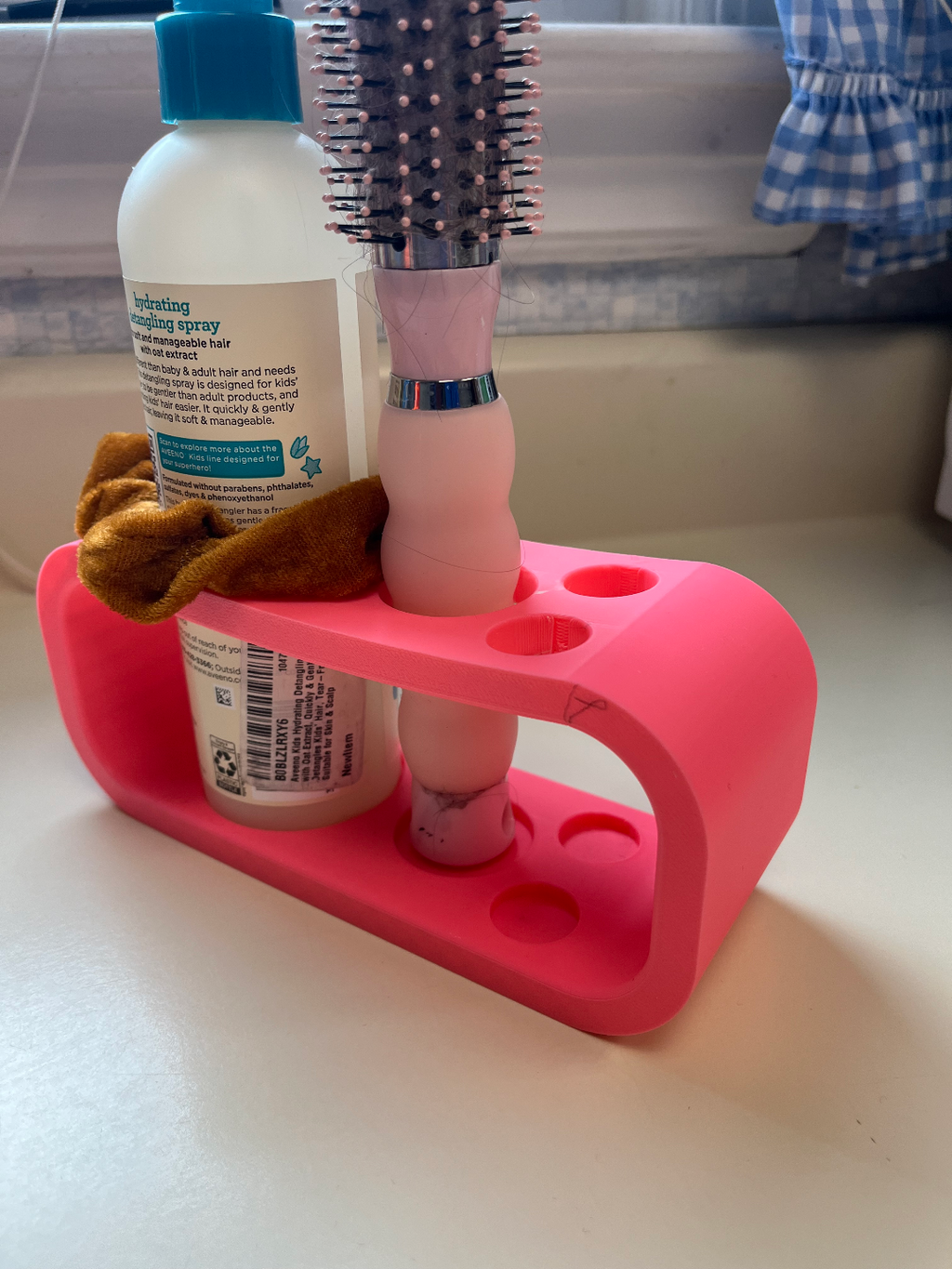 Bathroom Orginizer / Brush, Toothbrush, and Hairspray Holder