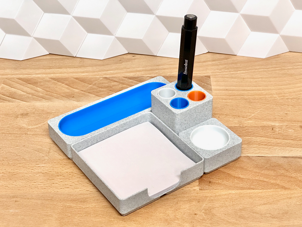Gridfinity Post-It Holder - Easy to use clean look