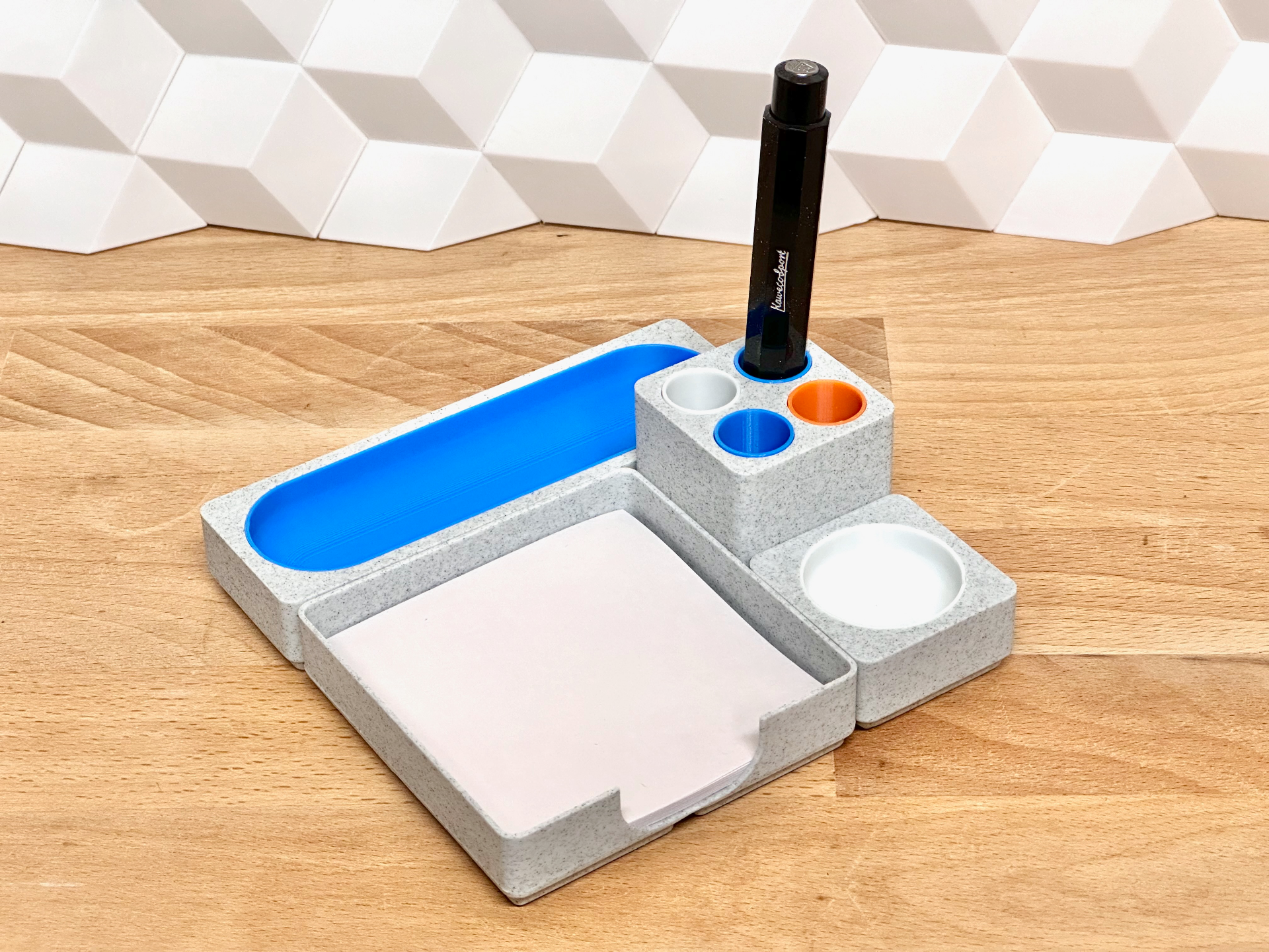 Gridfinity Post-It Holder - Easy to use clean look