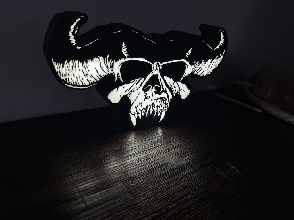 Danzig Skull / Misfits - Light up Sign