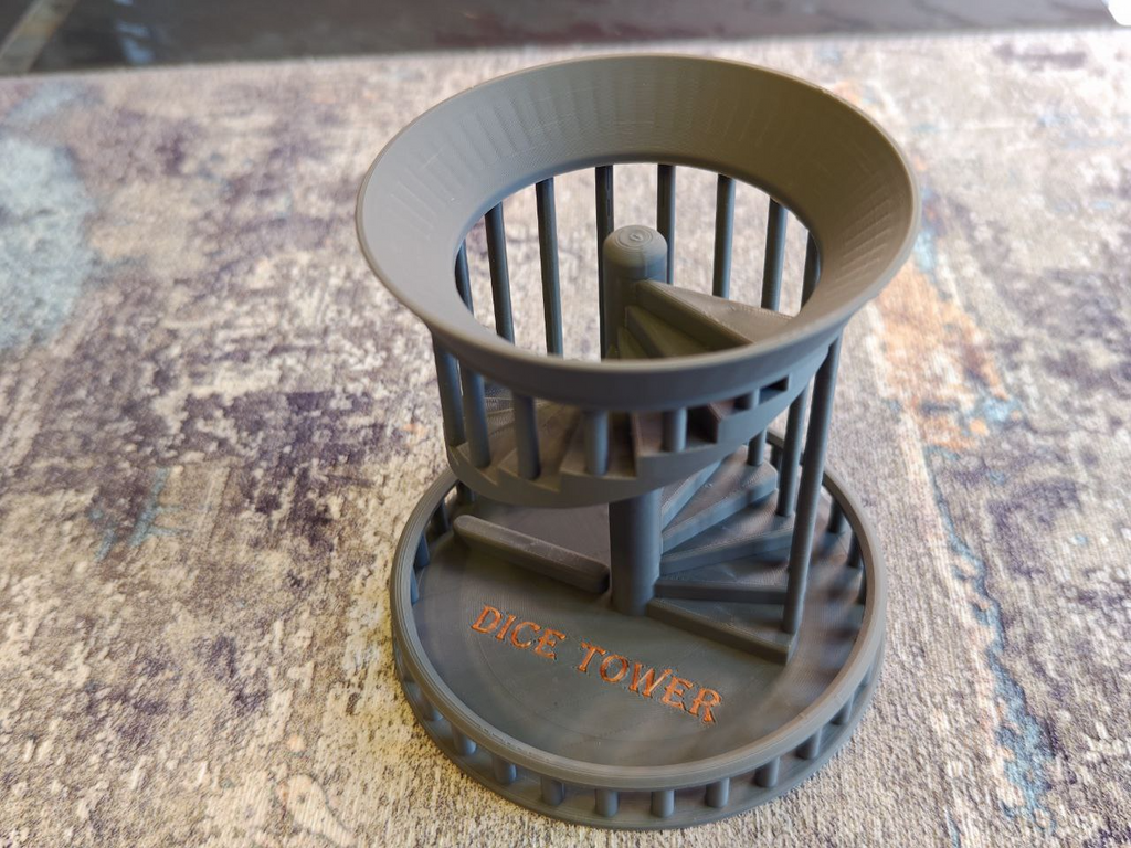 Open dice tower