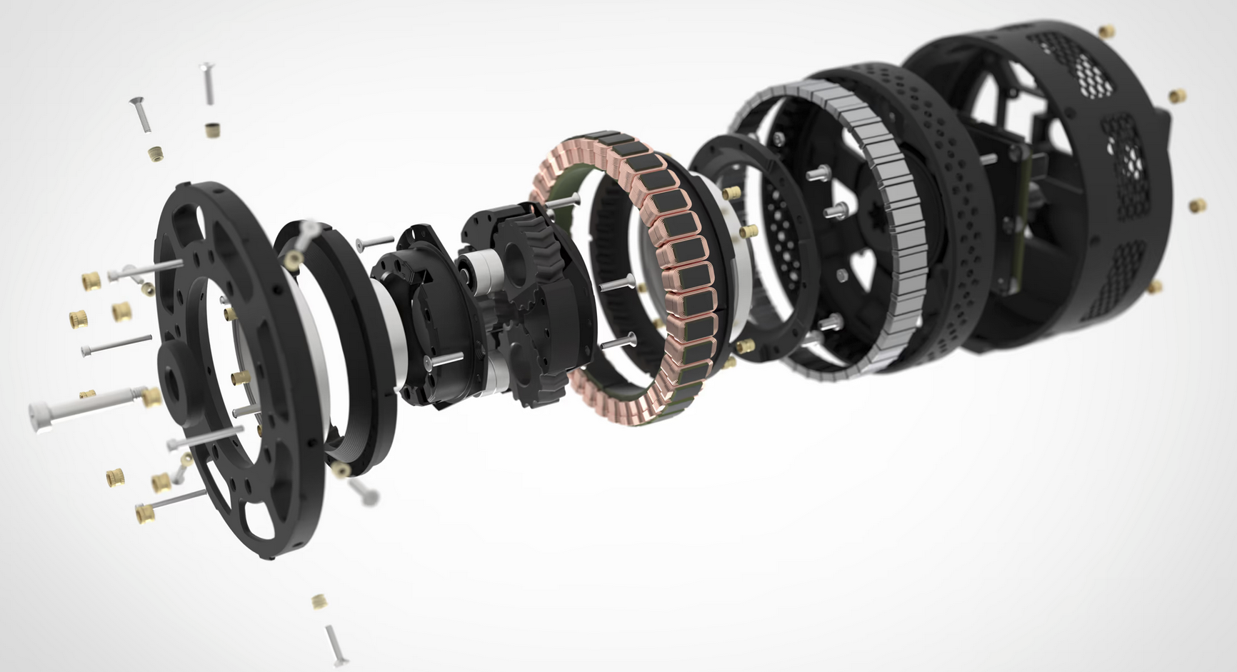 Caden Kraft's QDD Cycloidal Planetary Actuator