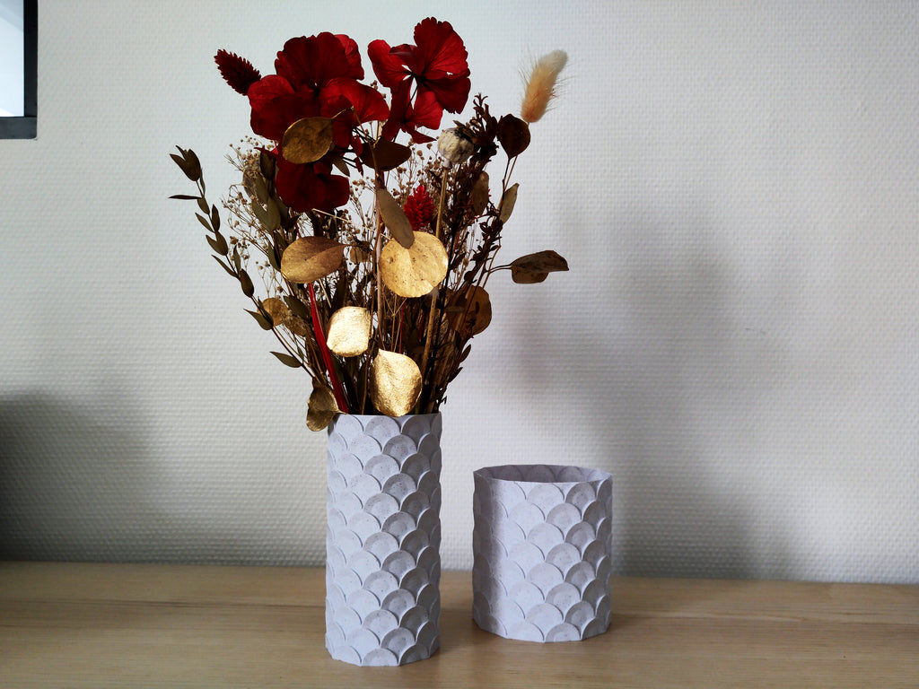 "Fishscale" Vase & Planter