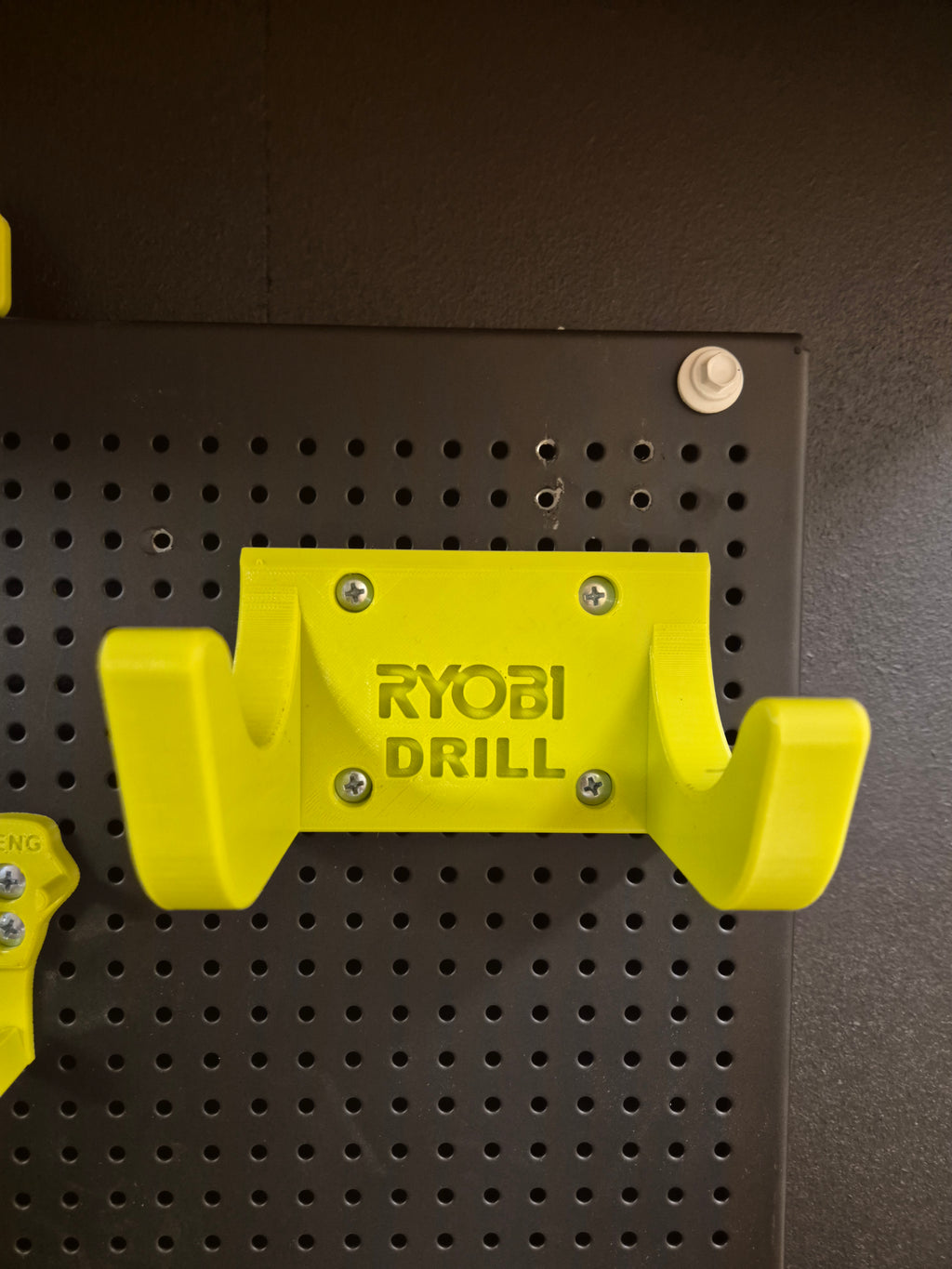 Ryobi Drill Holder - Peg Board (12mm)