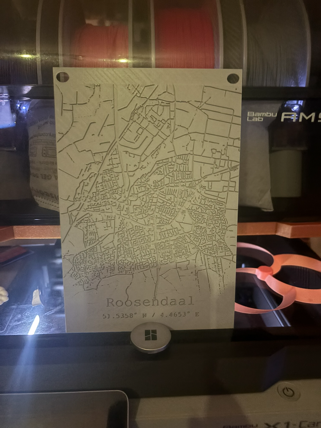 map of the city of roosendaal