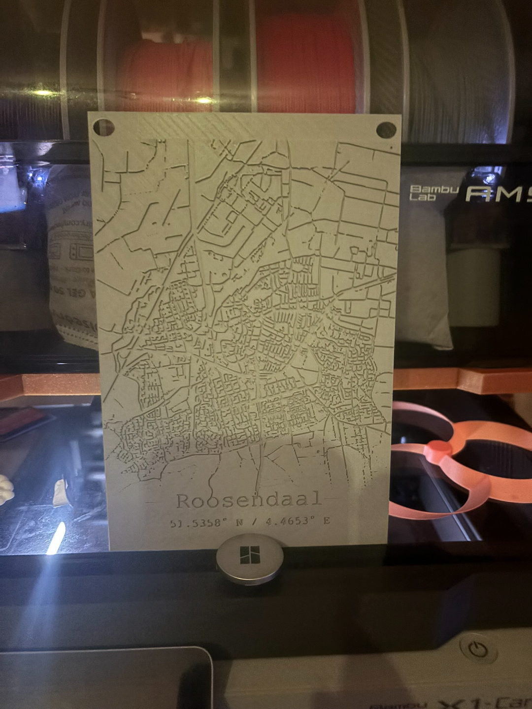 map of the city of roosendaal
