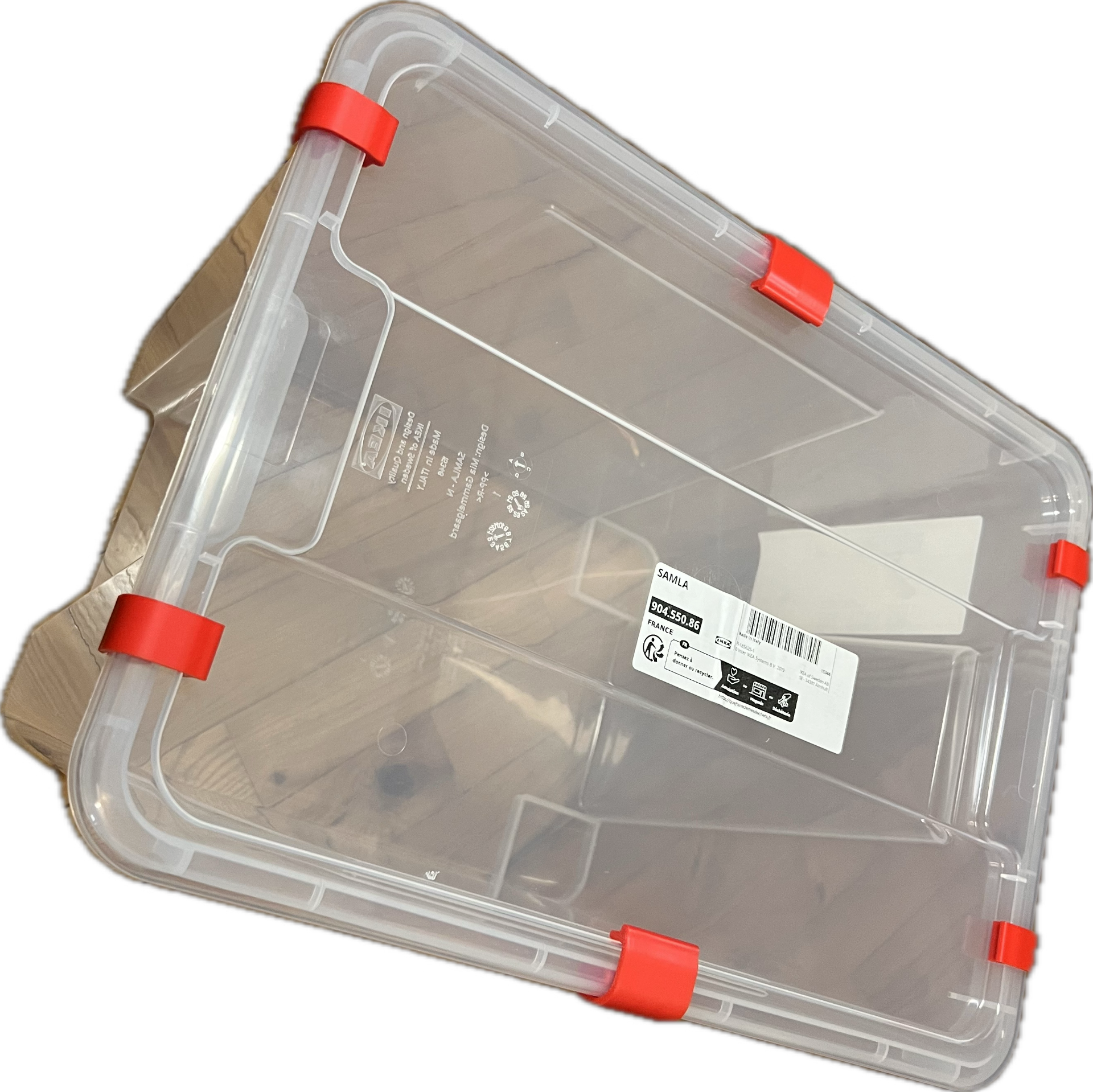 Mini Clips for Ikea Samla 22l filament Dry Box