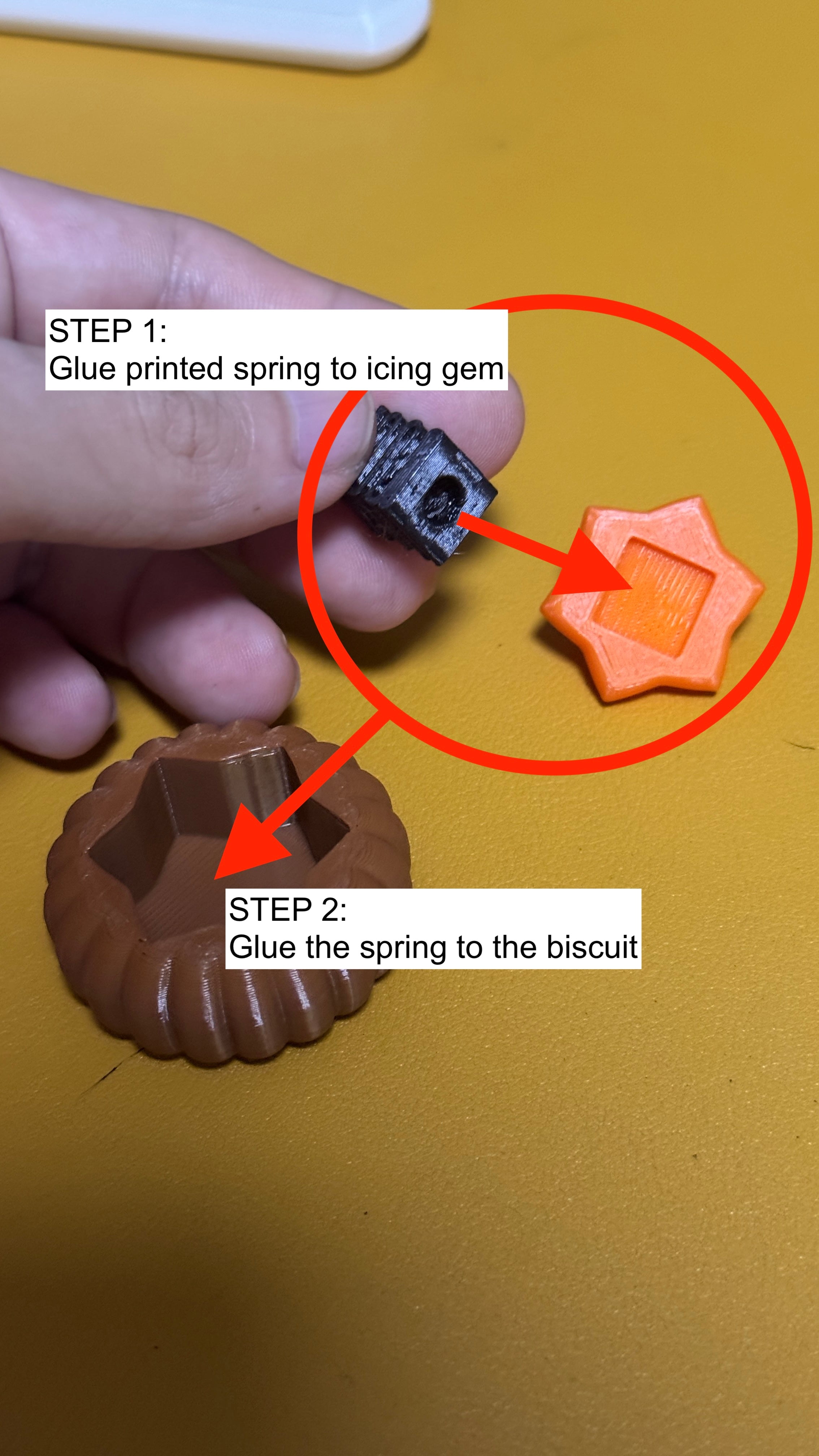 Ice Gem Biscuit Fidget Clicker