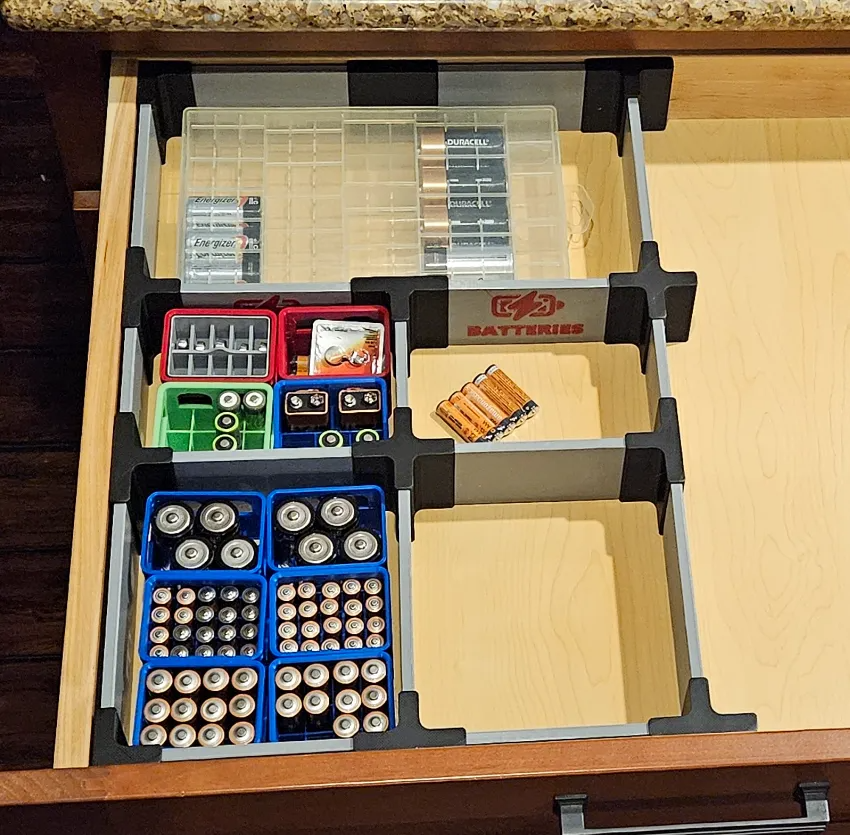 Modular Drawer Dividers Remix for 3D Printed Dvdrs