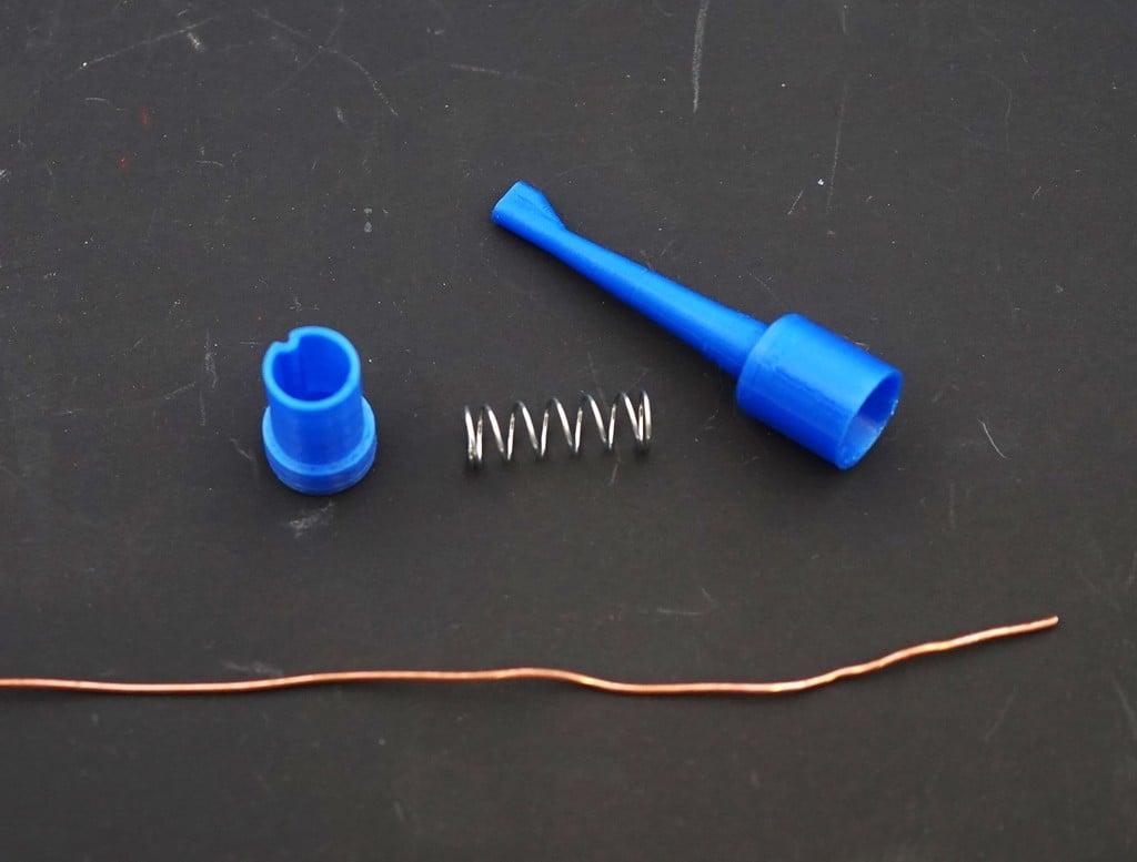 Electrical clip probe (spring loaded)
