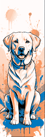 Set of 3 Bookmarks with Adorable Dogs - German Shepherd, Australian Shepherd and Golden Retriever