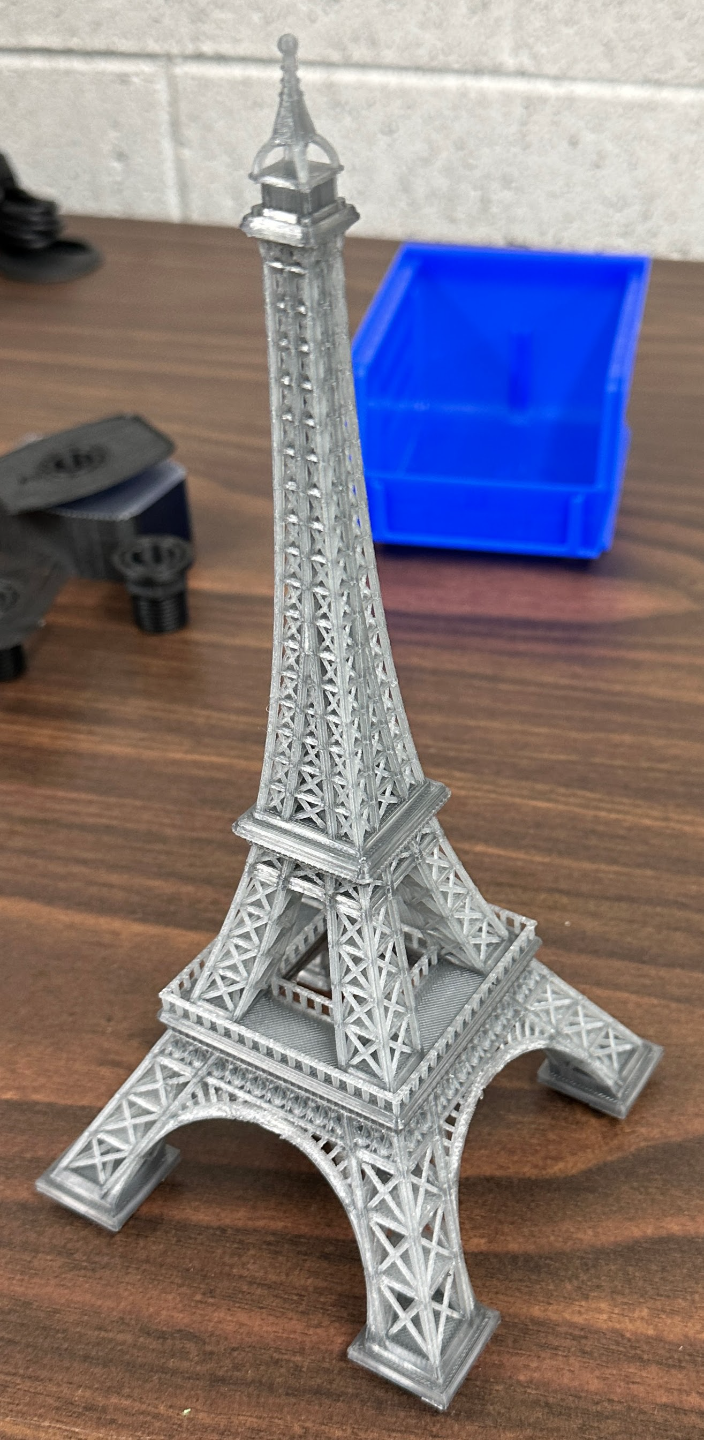 Eiffel Tower 250mm 10" tall~113x113x250mm~Single