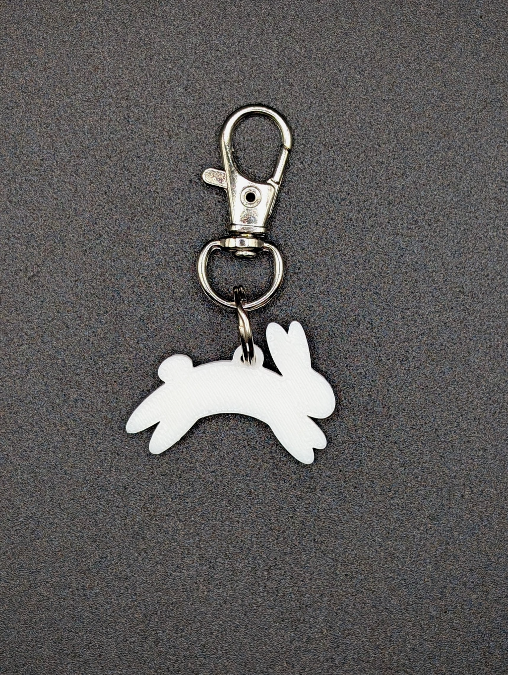 Cute Jumping Bunny Keychain
