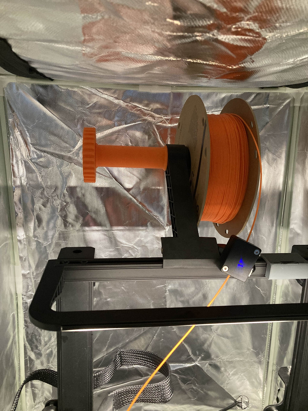 Ender 3 Additional Spool Holder With Screwable Cap