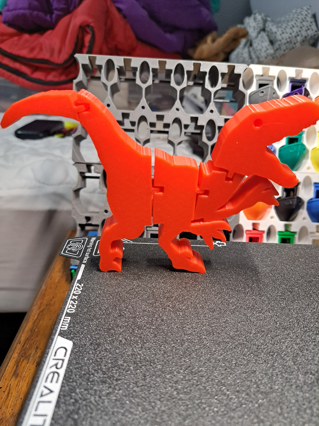 Vinnie Velociraptor (articulated - print in place)