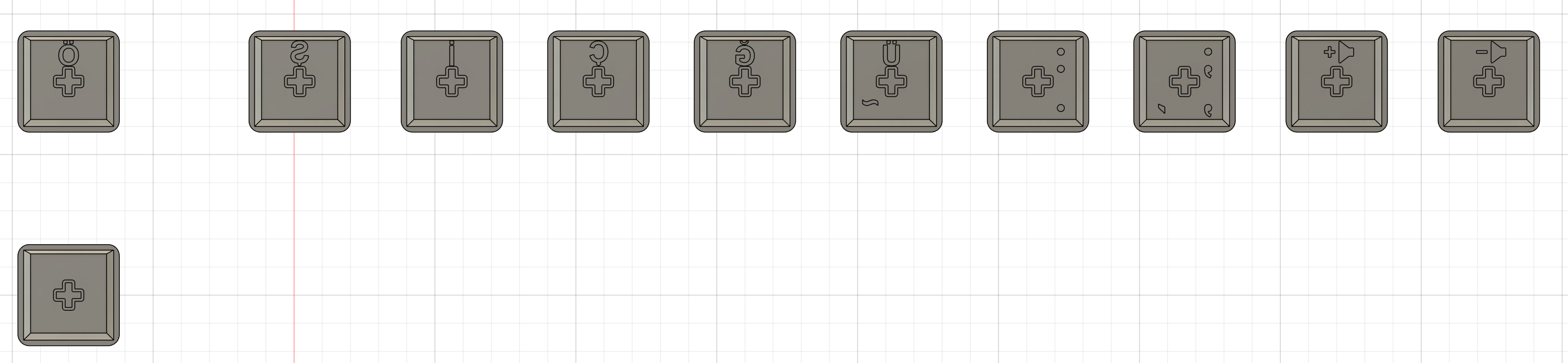 Keycaps (Turkish) Logitech MX Mechanical Keyboard