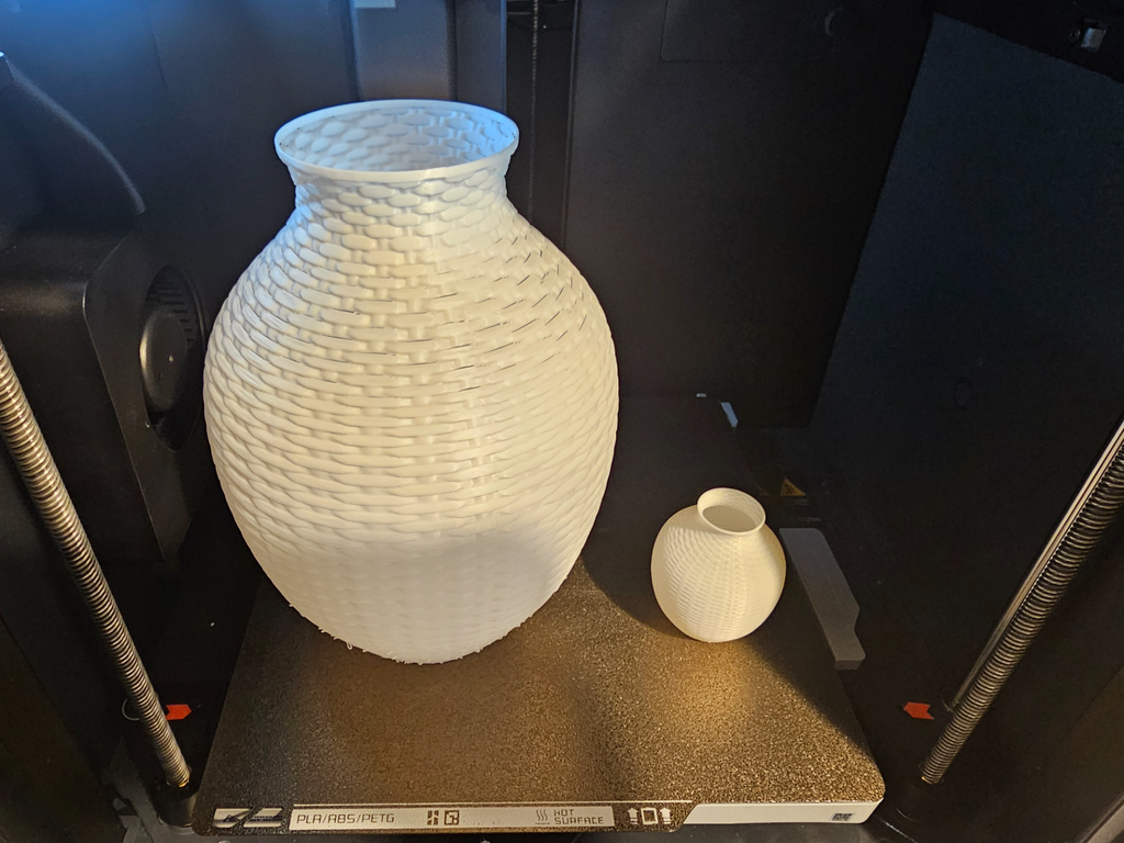 Basket Weave Vases