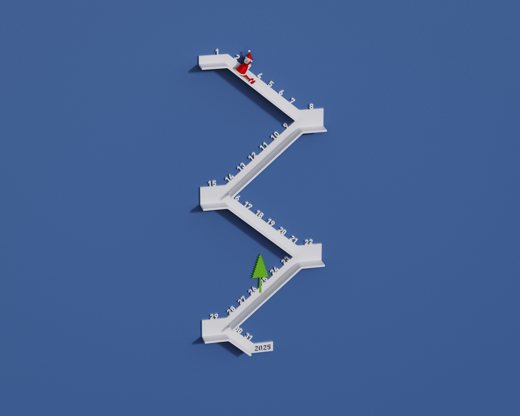Santa Slide 2024 Christmas & New Year