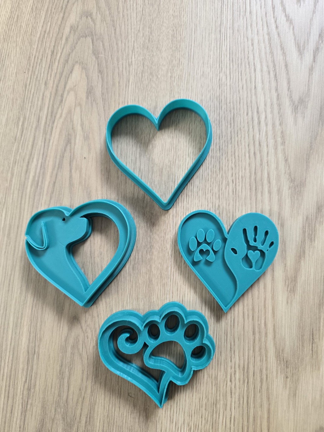 Dog Love Cookie Cutter Gift Valentine Fun Dough