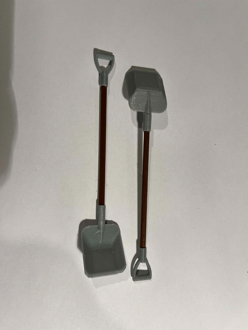 Shovel 1:10 and 1:12 for RC car, miniature
