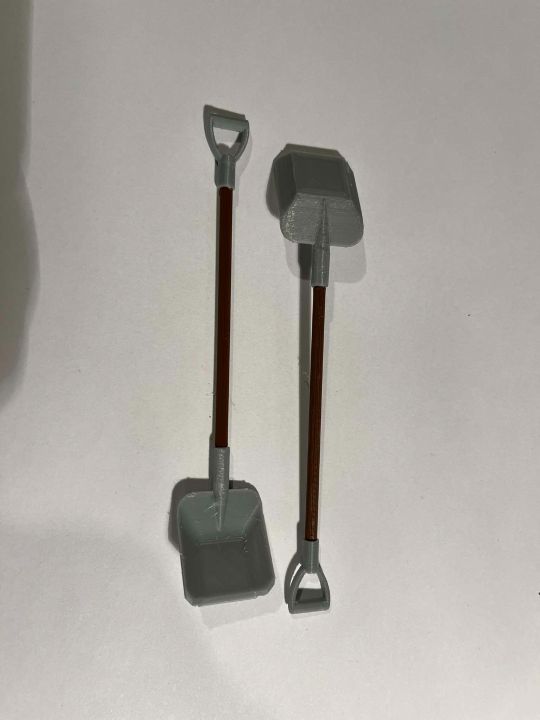Shovel 1:10 and 1:12 for RC car, miniature