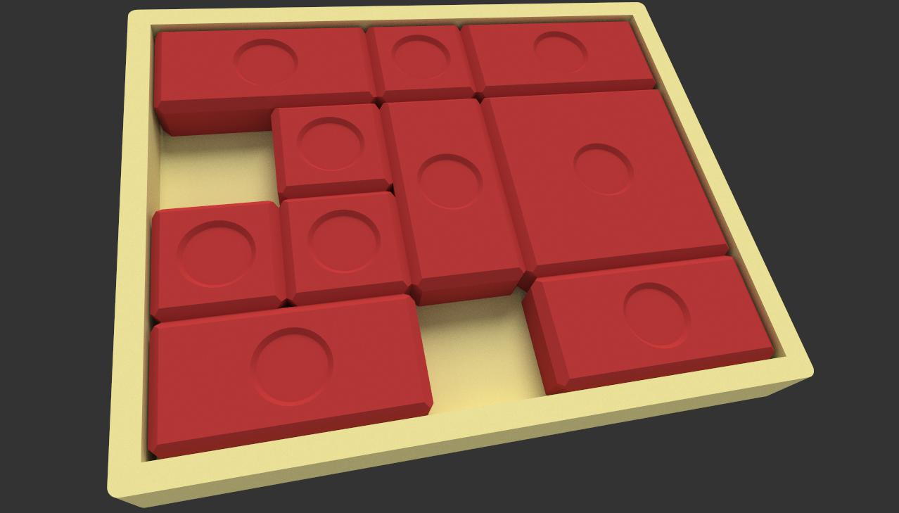 Brick slider puzzle