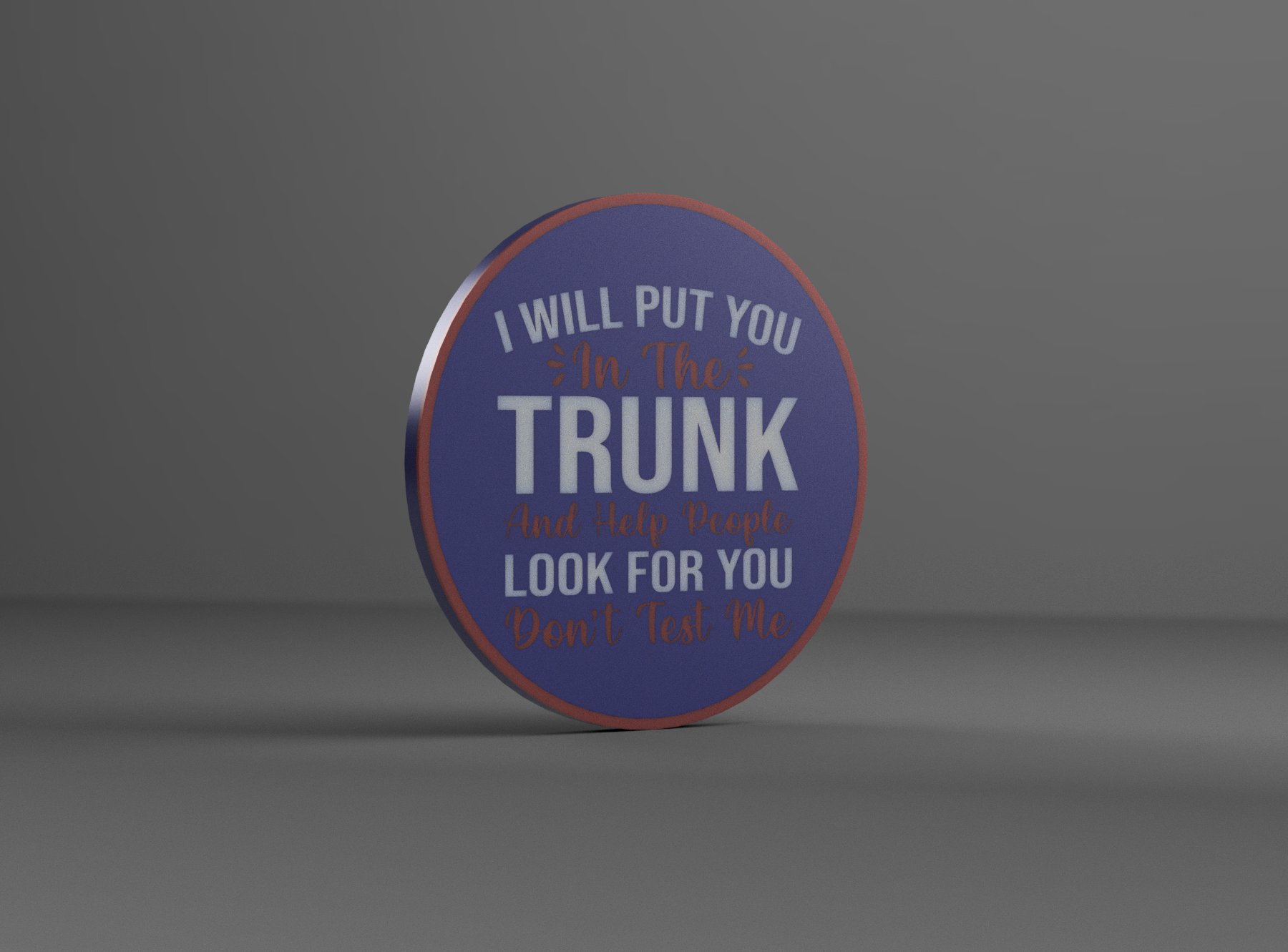 Test Me Coaster