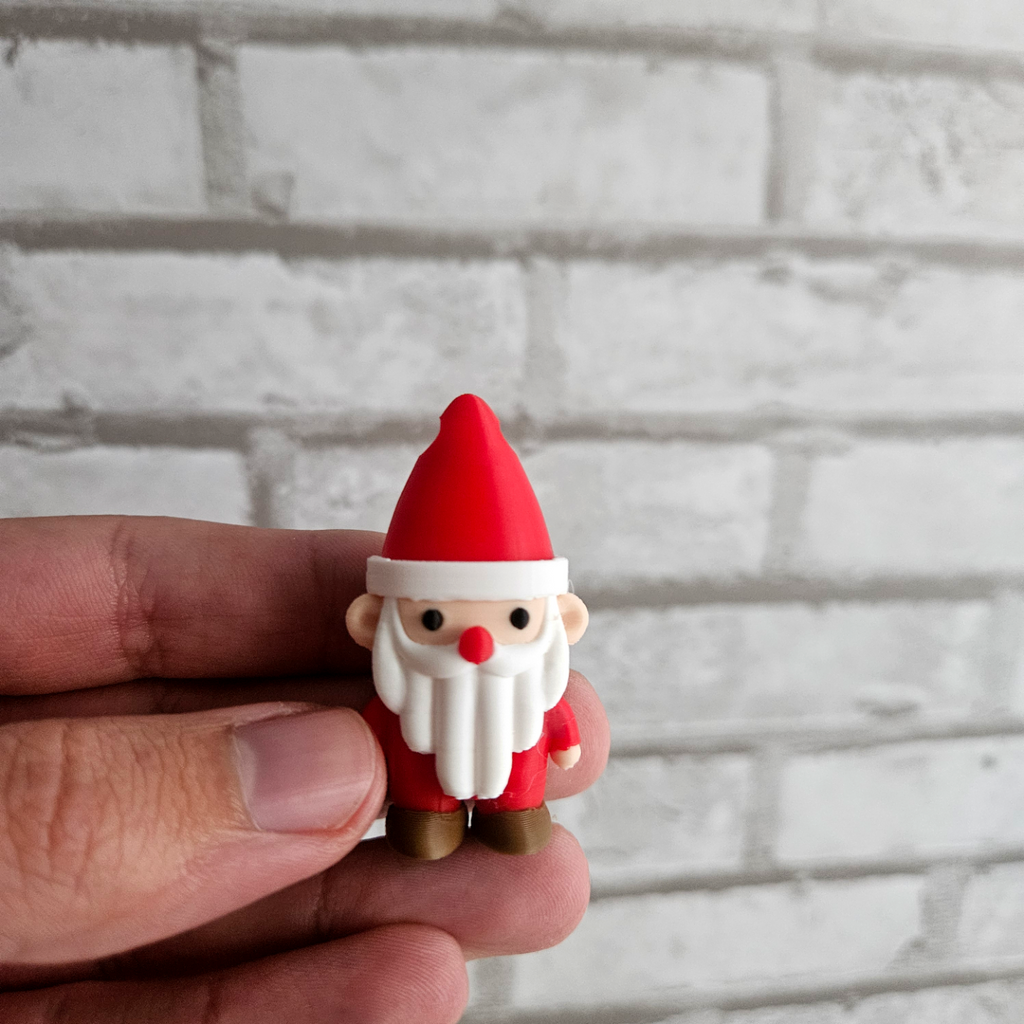 Cute Claus Christmas keychain