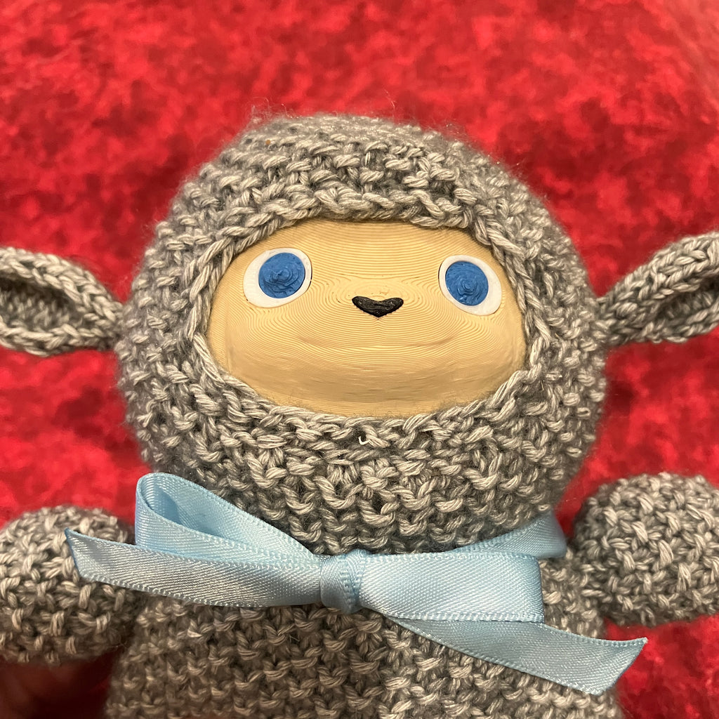 Lamb Knitting Face Insert