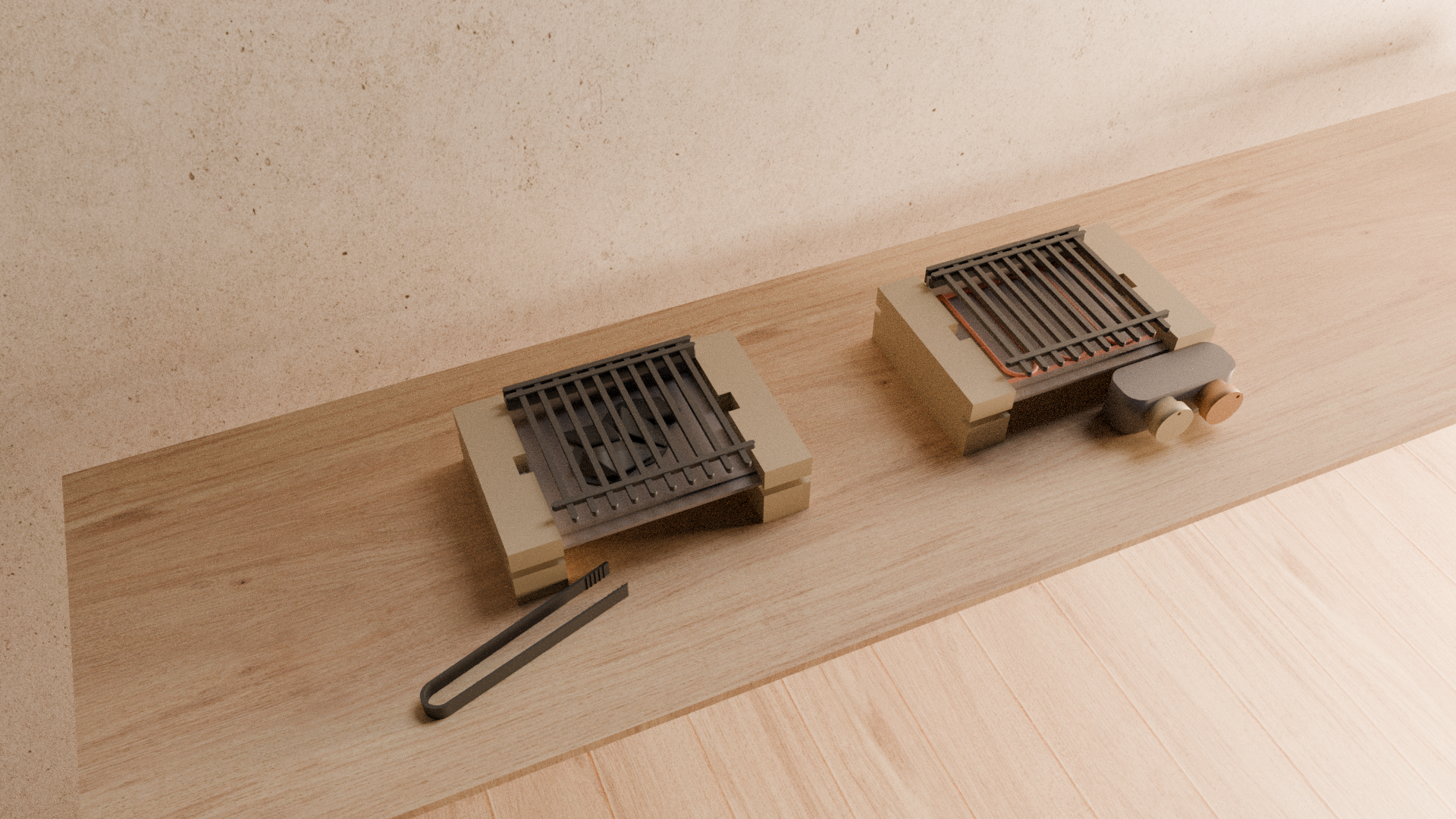 Mini BBQ Grill toy set