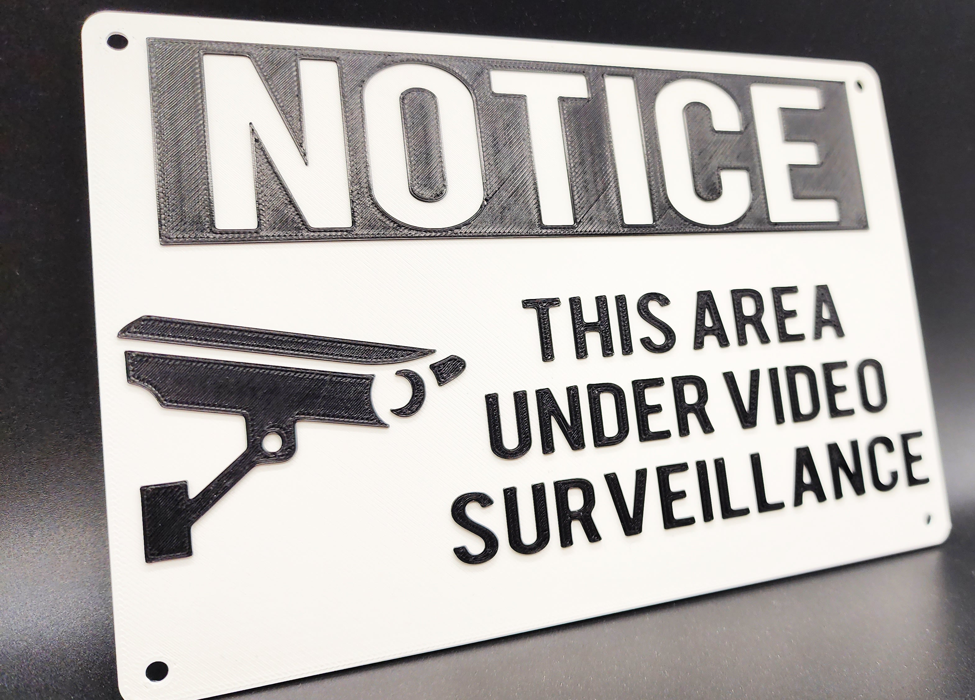 Video Surveillance Signs 2 Color