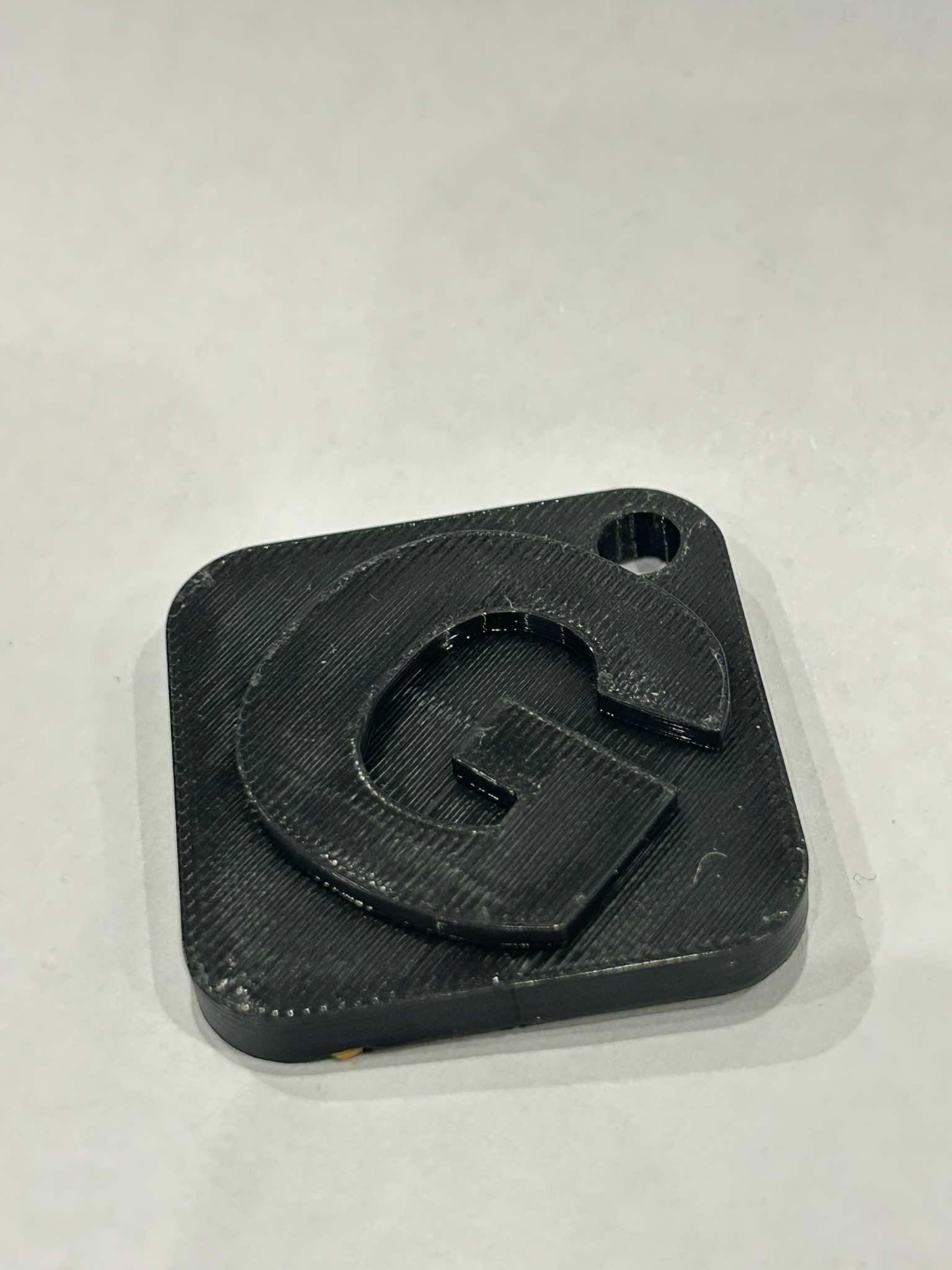 letter G keychain